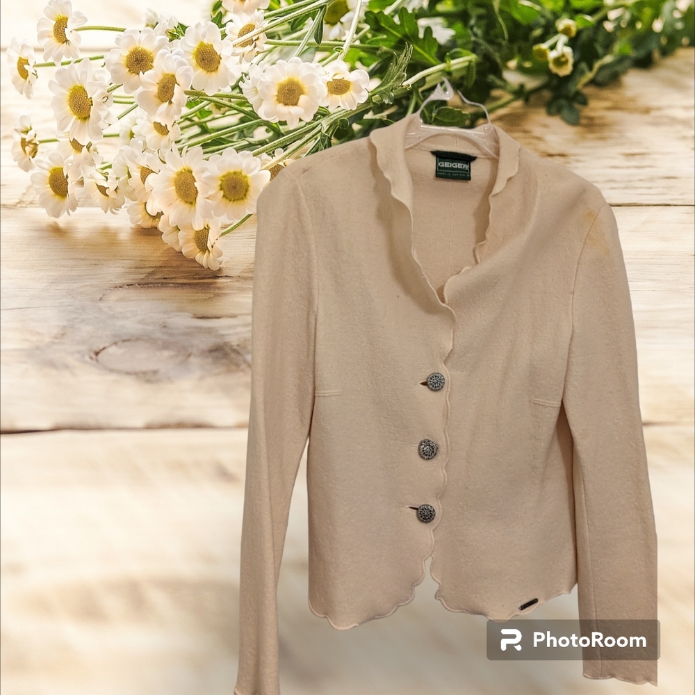 Cream color Jacket for women